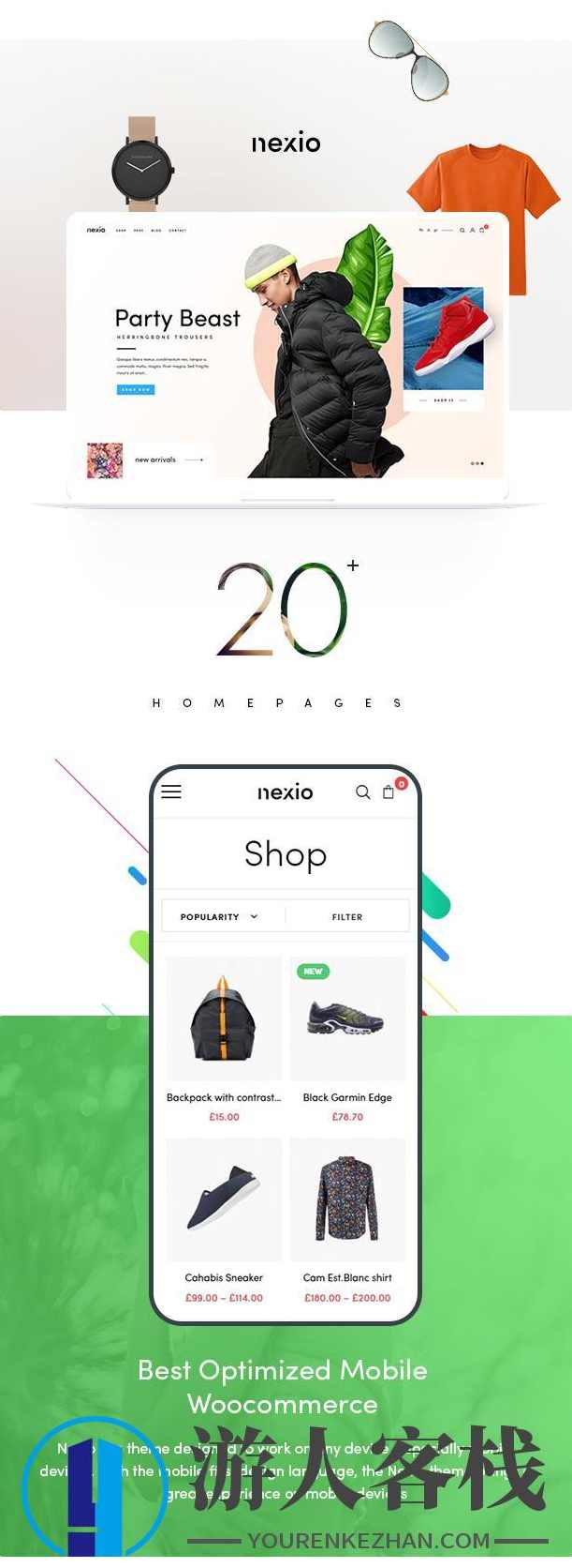  Nexio主题v1.0.7时尚服装WooCommerce商店主题WordPress主题,WordPress主题,CMS主题,WordPress模板,性教育,管理,第2张