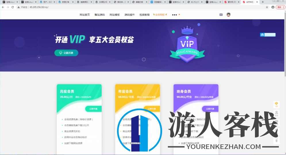 内核素材源码资源下载站源码带用户中心和VIP充值 织梦dedecms主题插件,织梦dedecms主题,织梦dedecms插件,第6张