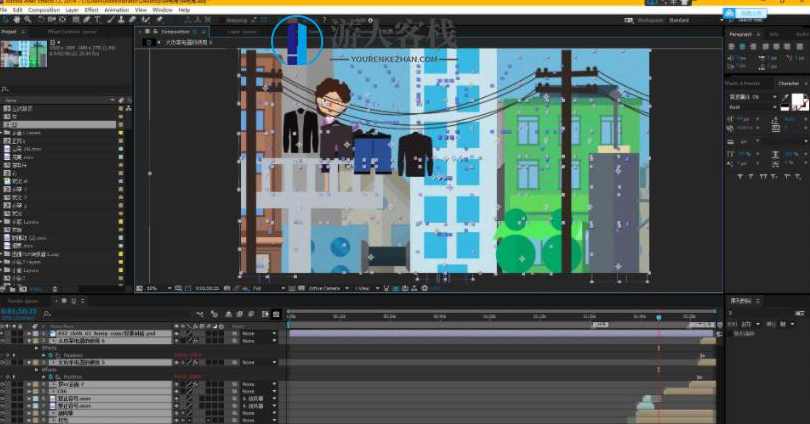 城中村改造教育南方电网供电宣传科普MG动画完整AE项目工程文件,MG动画,MG素材,MG样片,教育,第2张