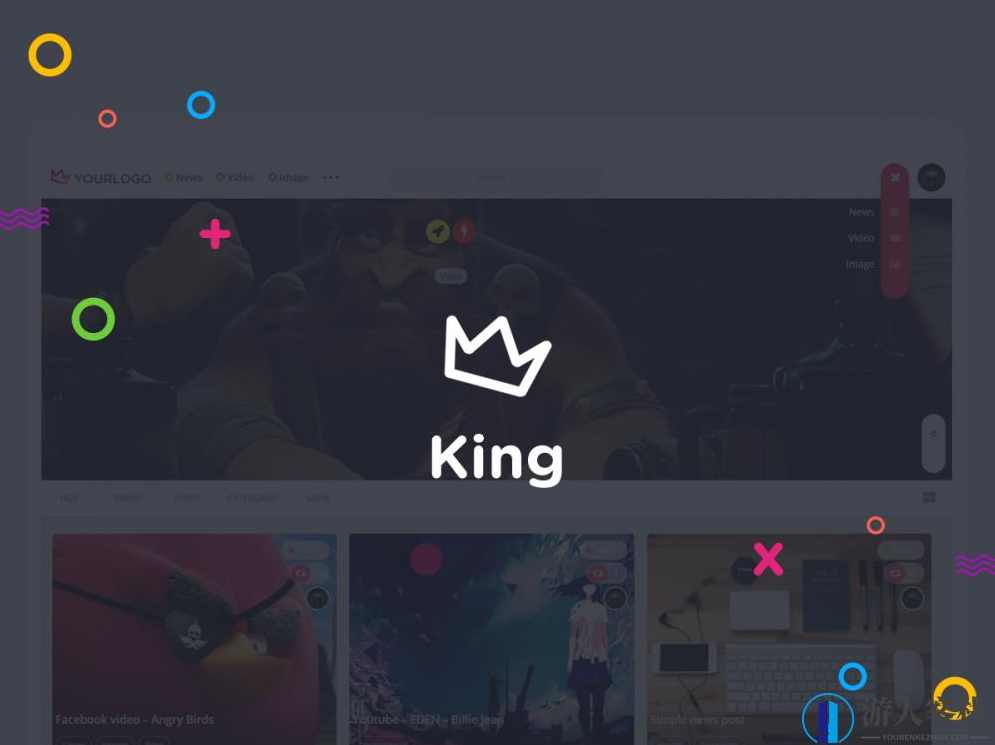 King主题v2.5免授权版WordPress主题 适用于杂志博客类网站模板，King主题v2.5免授权版适合杂志博客类网站模板