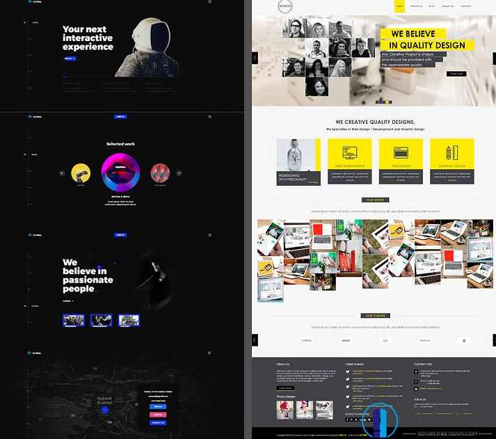 Bootstrap模板精美响应式网站包含全行业HTML模板239套打包，响应式网站模板，精选全行业HTML模板239套,Bootstrap模板,设计素材,第4张