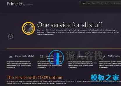 高端黑色商务商业产品展示网页 产品展示网站bootstrap响应式企业模板，引领未来，高端黑色商务商业产品展示网站 Bootstrap 响应式企业模板