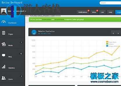 高端蓝色UI后台管理系统模板 后台大数据管理模板 bootstrap网站模板，智能后台管理系统模板，高效大数据管理，简约Bootstrap网站设计
