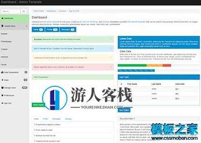 扁平化高端漂亮自适应网站模板 文章更新页模板 bootstrap后台html模板，扁平化高端自适应网站模板，文章更新页模板与Bootstrap后台HTML模板介绍