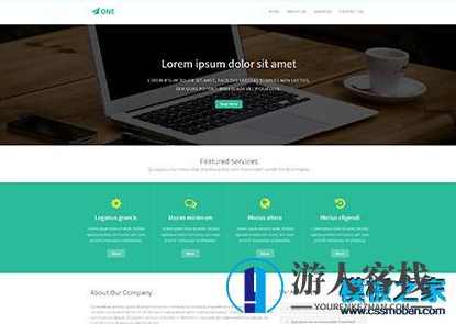 简洁大气商务绿色科技公司企业官网模板 互联网产品bootstrap模板，绿色科技公司企业官网模板，简洁大气互联网产品Bootstrap,Bootstrap模板,网站源码,网站搭建,模板,第1张