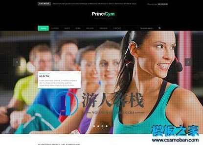 瑜伽培训网站模板 健身瑜伽模板 黑色大图瑜伽健身官网bootstrap模板，健身瑜伽网站模板，专业与舒适的健身瑜伽体验