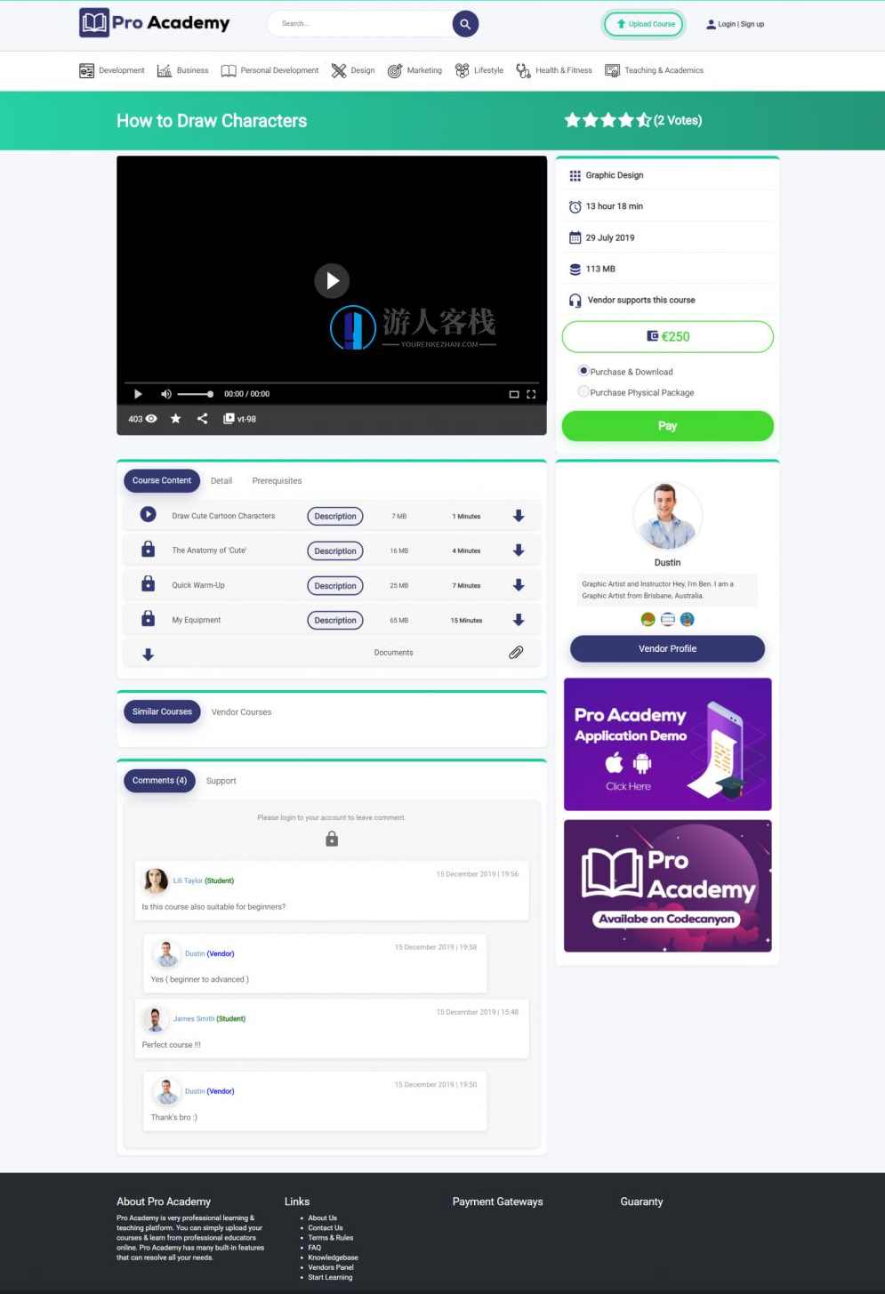 国外在线教育系统源码直播课程系统源码提供在线课程Laravel框架 用于为Udemy、Skillshare和Coursera创建在线教育市场，国外在线教育系统源码直播课程系统Laravel框架源码提供,网站源码,网站搭建,建站程序,搭建网站,管理,博客,蓝星智库,第3张