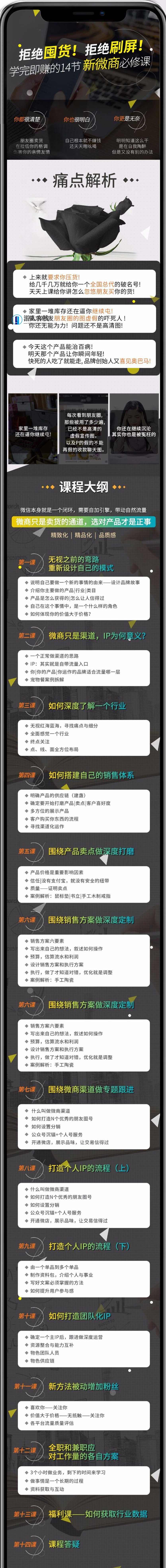 学完即赚的14节新微商必修课摘要：微商货源，微商号，微商如何赚钱，如何做微商-蓝星智库，微商必学，14节课程精华摘要,微信,蓝星智库,课程,第1张