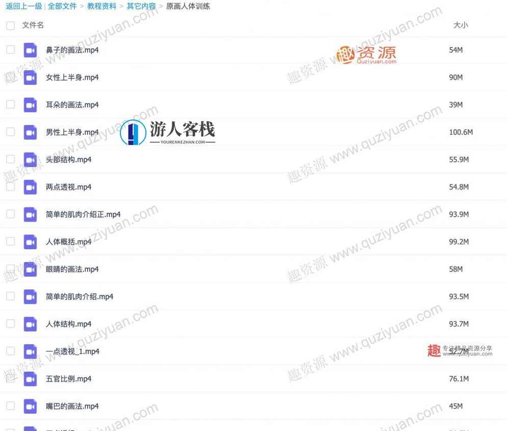 原画人体视频教程 百度云盘分享，快速掌握原画人体视频教程百度云盘分享,学习,第1张