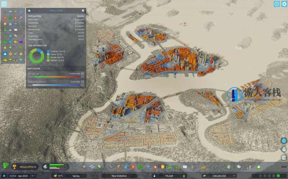 城市：天际线2/Cities: Skylines II一键安装电脑单机游戏steam破解游戏百度云迅雷下载，天际线2，城市建造与策略游戏一键安装,电脑游戏,STEAM游戏,单机游戏,蓝星智库,第4张