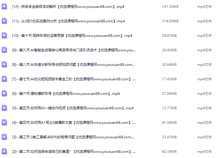 天诺老吴AI短视频录播课，带你入局AI短视频，AI+短视频，跑通视频带货，天诺老吴AI短视频实战课，掌握AI短视频运营技巧，助你开启视频带货新篇章,课程,脚本,电子商务,人工智能,第2张