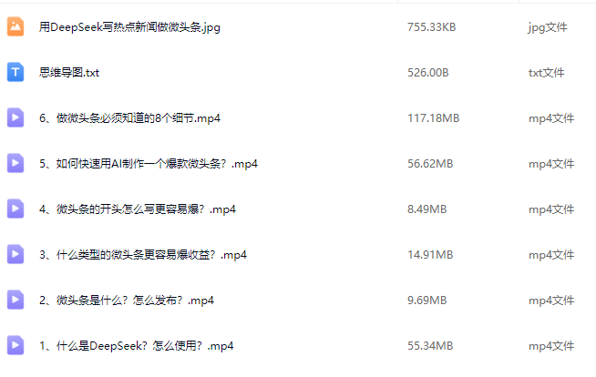 用DeepSeek写热点微头条，1分钟1条，日收益2张，热门话题瞬间，深度探索DeepSeek引领的热点微头条,课程,第2张