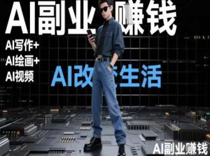 大江AI改变生活（Ai写作+AI绘画+Ai视频），AI副业挣钱，大江AI，副业新纪元，AI写作、绘画与视频带你轻松赚钱