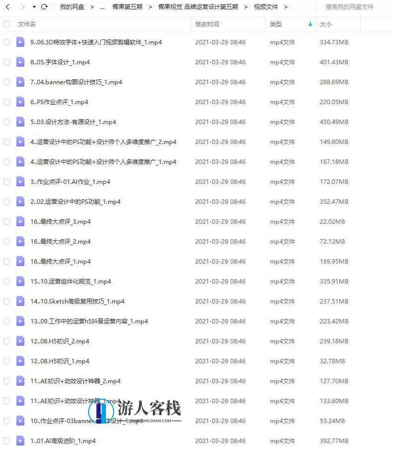 椰果视觉 品牌运营设计第五期_百度云网盘视频课程，椰果视觉 品牌运营设计第五期在线课程，品牌设计与运营实战技巧,课程,网盘,第4张