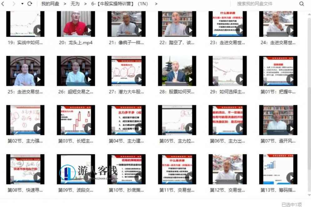 无为学院牛股实操特训营（1N） 47节_百度云网盘教程视频，无为学院牛股实操特训营（1N） 47节百度云网盘教程视频标题，无为学院牛股实战特训营47节深度解析,网盘,第3张