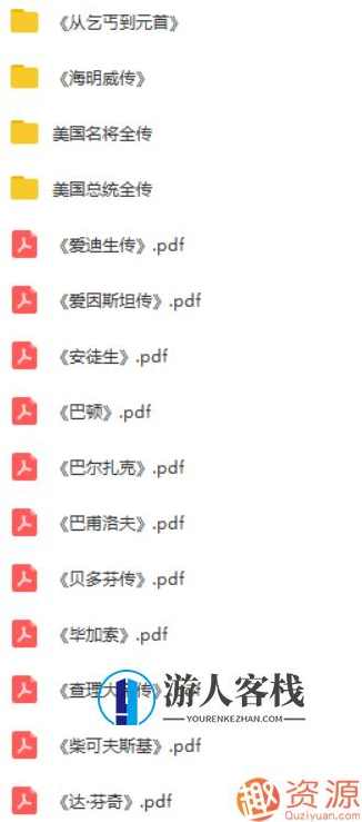 外国名人传记文学大合集_教程分享,第2张