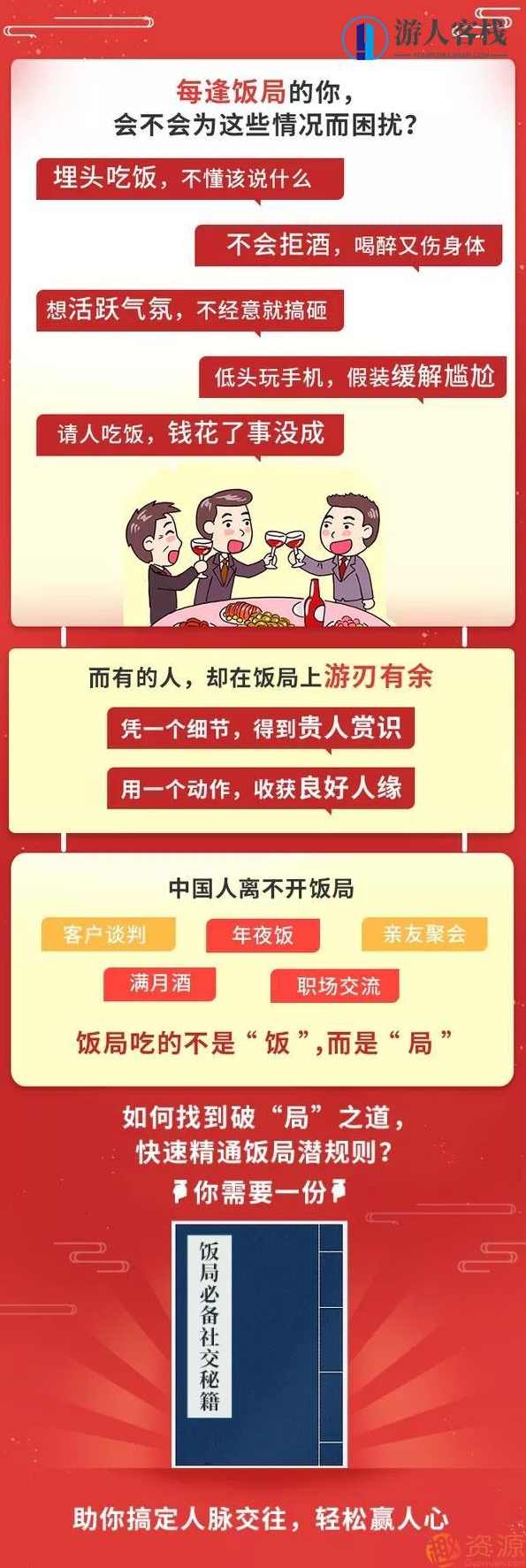 【饭局必备攻略】30个小技巧，助你搞定社交人脉，轻松赢人心_蓝星智库,蓝星智库,攻略,第2张
