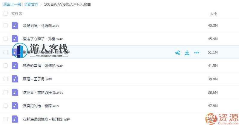 100首WAV发烧人声HIFI歌曲_教程分享,收藏,第2张