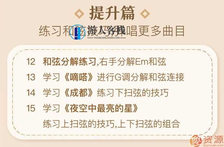 吉他速成课，简单易学吉他速成课,学习,放松,第4张