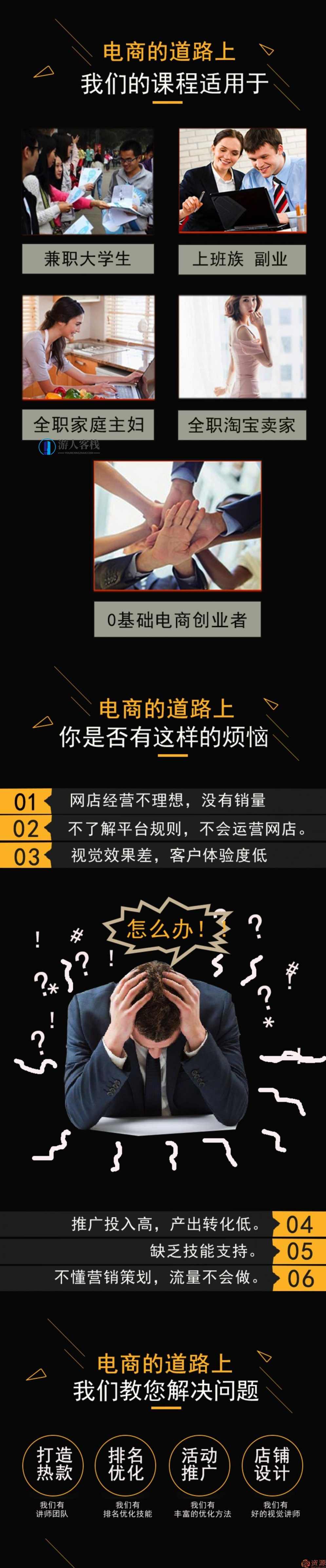 淘宝运营教程新手开店零基础视觉设计在线培训直播课程,课程,学习,直播,第1张