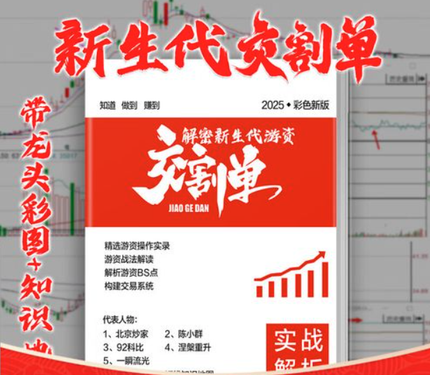 抖音热销的《2025顶级游资交割单图文解读》新生代游资实战交割单书籍彩色复印版，游资实战交割图解宝典,博客,第1张