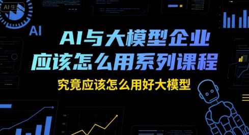 瑞克老张AI与大模型企业应该怎么用系列课程，究竟应该怎么用好大模型，瑞克老张AI与大模型企业运用系列课程，深度探讨AI与大模型高效使用之道