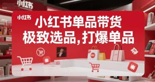 郭晓文小红书单品带货，极致选品，打爆单品，郭晓文小红书爆品策略，,课程,直播,理解,目标,成长,支持,责任,第1张