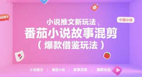 小说推文新玩法，番茄小说故事混剪（爆款借鉴玩法）【揭秘】故事混剪新玩法揭秘，小说推文番茄小说故事混剪，创意混搭，爆款可期,课程,模板,小说,第1张