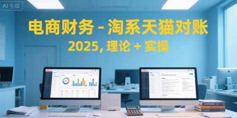 电商财务-淘系天猫对账2025，理论+实操，电商财务趋势，天猫淘宝对账2025实战与理论融合,课程,电商,电子商务,收款,第1张