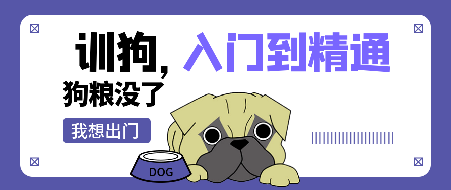 训狗初级中级高级 入门到精通视频课程，狗训进阶系列，从初级到高级，视频课程助你入门精通,课程,第1张