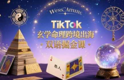 TikTok玄学命理跨境出海双语掘金课,手把手教你用命理知识精准直击海外用户痛点,命理玄学出海课,跨境掘金,玄学指导,课程,竞争,健康,第1张 TikTok玄学命理跨境出海双语掘金课,手把手教你用命理知识精准直击海外用户痛点,命理玄学出海课,跨境掘金,玄学指导,课程,竞争,健康,第1张