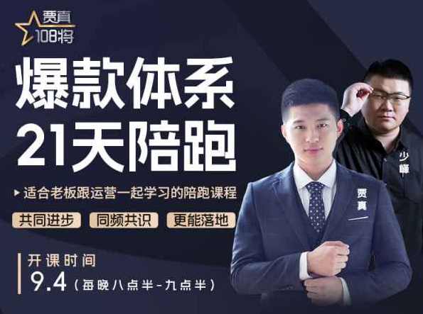 贾真电商群爆款全店运营，21天提升全店运营思维，起店、全店运营爆款不断，贾真电商群运营秘籍，21天全店思维升级，爆款不断起店运营