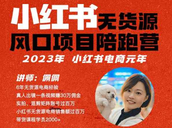 爱野佩佩小红书无货源0粉电商课，开店准备、选品策略、笔记撰写、视频剪辑、数据分析、账号打造、资料文档，爱野佩佩电商实战课，开店秘籍与运营策略,课程,专业,目标,微信,团队,第1张