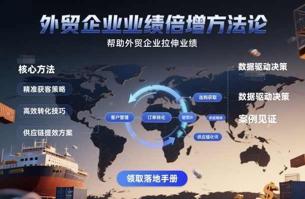 外贸企业业绩倍增方法论，帮助外贸企业拉伸业绩