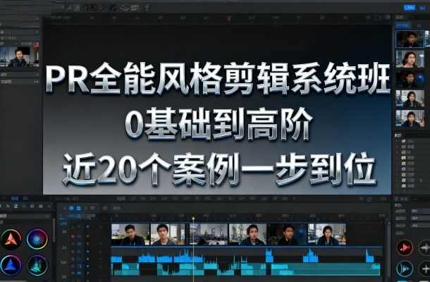 影像社PR全能风格剪辑系统班，0基础到高阶，近20个案例一步到位,直播,视觉效果,剪辑技巧,第1张