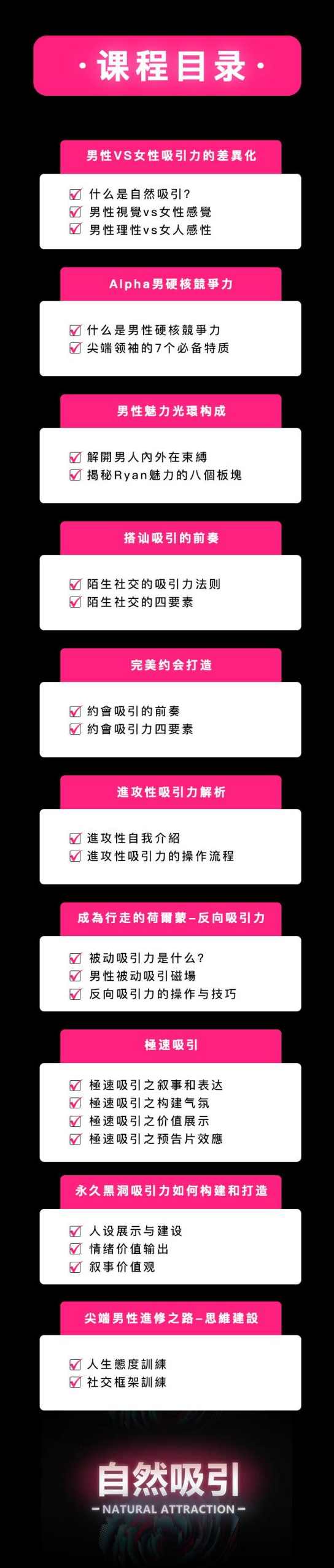 瑞恩10节高级情感课《自然吸引》