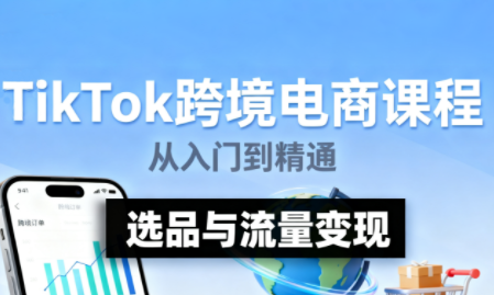 TikTok跨境电商实操课 从入门到精通的全实操流程