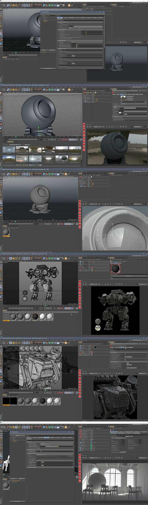 榴芒redshift渲染器基础入门课程 c4d课程