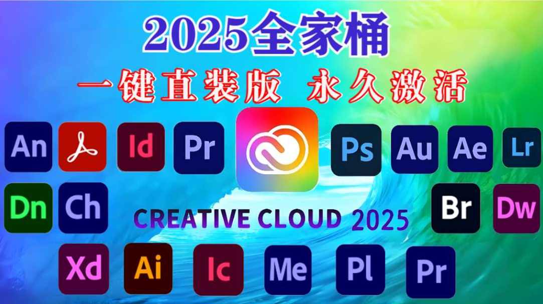 Adobe全家桶PS AI PR AE BR下载免激活+Mac苹果+安装教程
