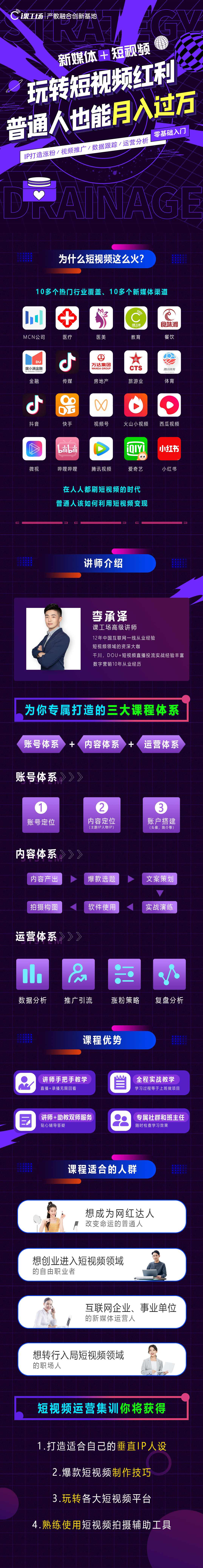 短视频ip打造大课，实体店老板玩转线上攻略