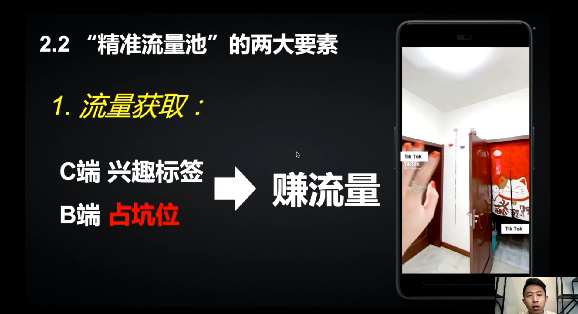 TikTok选品流量算法变现实操，TK流量运营王者孵化班