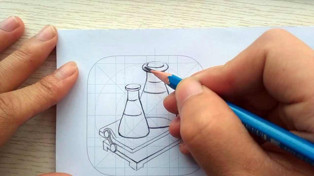 手持绘画过程作品完整案例实操，热门涨粉教学，快速起号涨粉