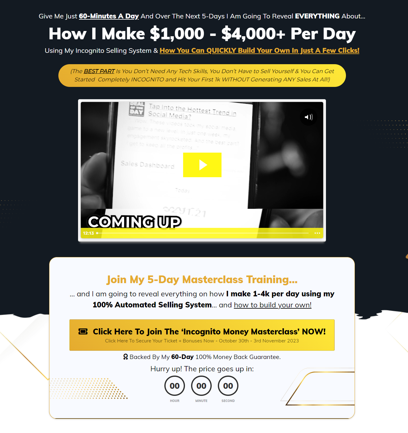 CEO俱乐部发布大师班，50天搞出賺钱课，从零开始将专业知识转化为可规模化在线课程,课程,学习,直播,专业,模板,第1张