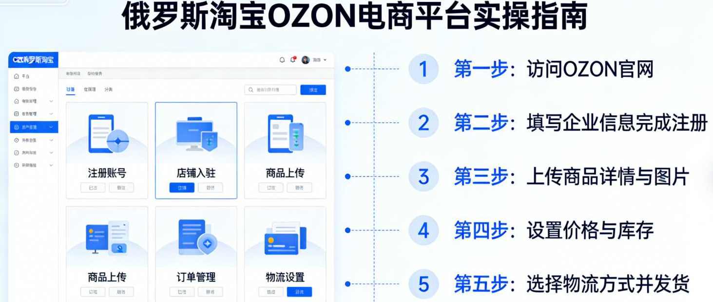 带你实操俄罗斯淘宝OZON电商平台