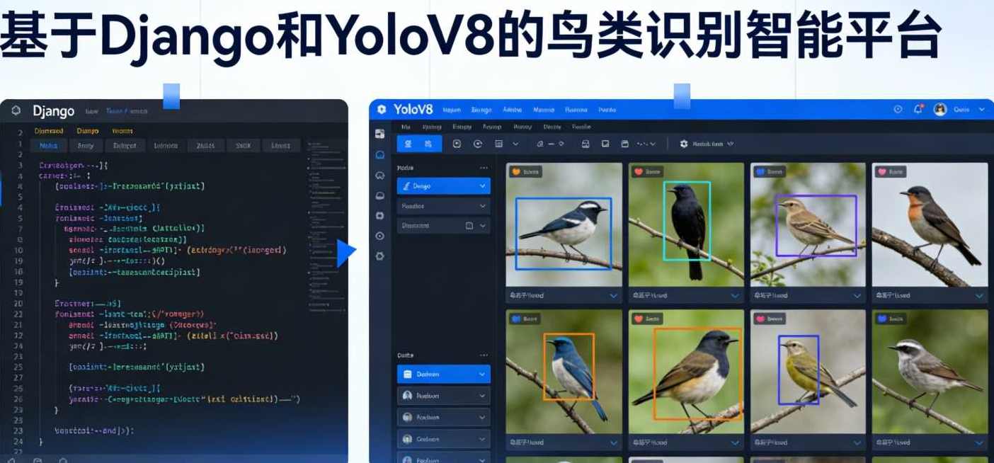 计算机视觉项目课：基于Django和YoloV8的鸟类识别智能平台